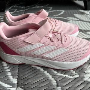 Adidas Kids Light Pink and White Sneakers